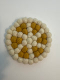 Handmade Nepal Wool Felt Coaster