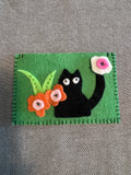 Handmade felt card holder