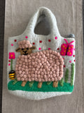 23 Handmade Wool Felt Bag from Nepal