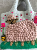 23 Handmade Wool Felt Bag from Nepal