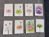 Watercolor bookmark