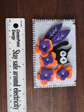 Handmade felt card holder
