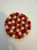 Handmade Nepal Wool Felt Coaster