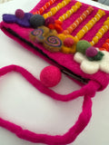 Handmade Nepalese Wool Felt Pouch