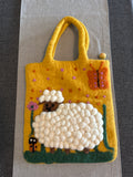 10 Handmade Wool Felt Bag from Nepal
