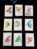 Watercolor bookmark