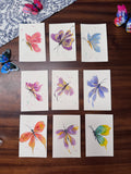 Watercolor bookmark