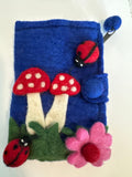 Handmade Nepalese Wool Felt Pouch