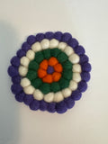 Handmade Nepal Wool Felt Coaster