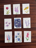 Watercolor book markers