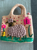 21 Handmade Wool Felt Bag from Nepal