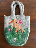 51 Handmade Wool Felt Bag from Nepal
