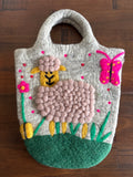 52 Handmade Wool Felt Bag from Nepal