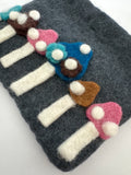 Handmade Nepalese Wool Felt Pouch