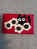 Handmade felt card holder