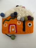 Handmade Nepalese Wool Felt Pouch