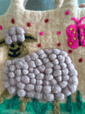 21 Handmade Wool Felt Bag from Nepal