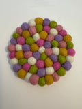 Handmade Nepal Wool Felt Coaster