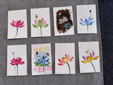Watercolor bookmark