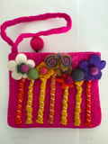 Handmade Nepalese Wool Felt Pouch