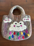 42 Handmade Wool Felt Bag from Nepal