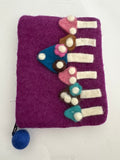 Handmade Nepalese Wool Felt Pouch