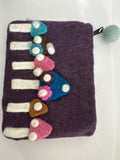Handmade Nepalese Wool Felt Pouch