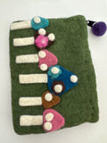 Handmade Nepalese Wool Felt Pouch