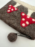 Handmade Nepalese Wool Felt Pouch