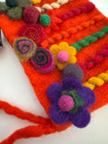 Handmade Nepalese Wool Felt Pouch