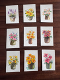 Watercolor bookmark