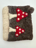 Handmade Nepalese Wool Felt Pouch