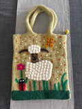 17 Handmade Wool Felt Bag from Nepal