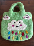 48 Handmade Wool Felt Bag from Nepal