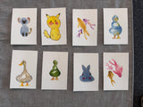 watercolor bookmark