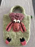 32 Handmade Wool Felt Bag from Nepal