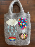 43 Handmade Wool Felt Bag from Nepal