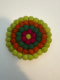 Handmade Nepal Wool Felt Coaster