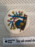 Handmade Nepal Wool Felt Coaster