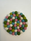 Handmade Nepal Wool Felt Coaster