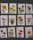 Watercolor bookmark