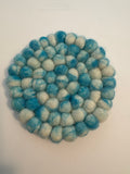 Handmade Nepal Wool Felt Coaster