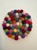 Handmade Nepal Wool Felt Coaster