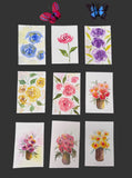 Watercolor bookmark