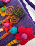 Handmade Nepalese Wool Felt Pouch