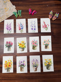 watercolor bookmark
