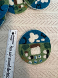 Handmade Nepal Wool Felt Coaster