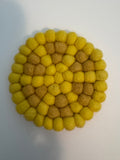 Handmade Nepal Wool Felt Coaster