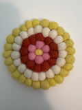 Handmade Nepal Wool Felt Coaster