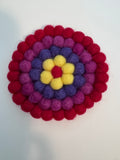 Handmade Nepal Wool Felt Coaster